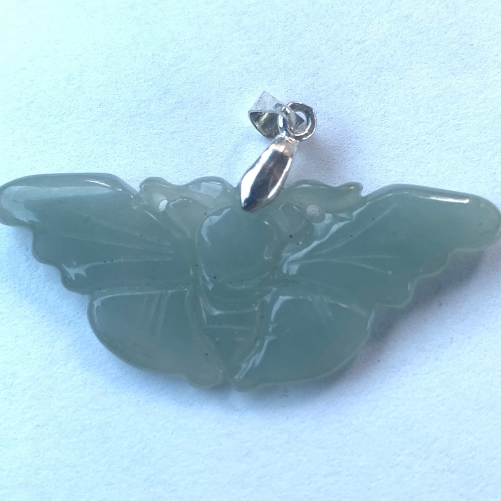 New authentic type a natural lucky jade pendant